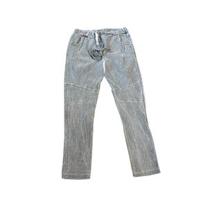 Tempo Paris Gray Stretchy Jogger Pants Size Large.